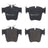Brembo P50133 Disc Brake Pad Set - Rear