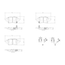 Brembo P83178N Disc Brake Pad Set - Rear