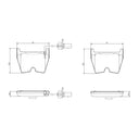 Brembo P85138N Disc Brake Pad Set - Front