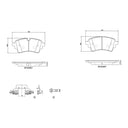 Brembo P85186N Disc Brake Pad Set - Rear
