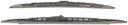 Bosch 3397007654 Windshield Wiper Blade Set - Front