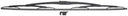 Bosch 40728 Windshield Wiper Blade - Center, Front or Front Left