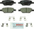 Bosch BC1033 Disc Brake Pad Set - Rear