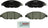 Bosch BC1649 Disc Brake Pad Set - Front