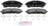 Bosch BC2208 Disc Brake Pad Set - Rear