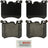 Bosch BE1429 Disc Brake Pad Set - Front
