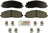 Bosch BE1589H Disc Brake Pad Set - Front