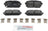 Bosch BP1296 Disc Brake Pad Set - Rear