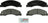 Bosch BP1328 Disc Brake Pad Set - Front