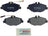 Bosch BP987 Disc Brake Pad Set - Front