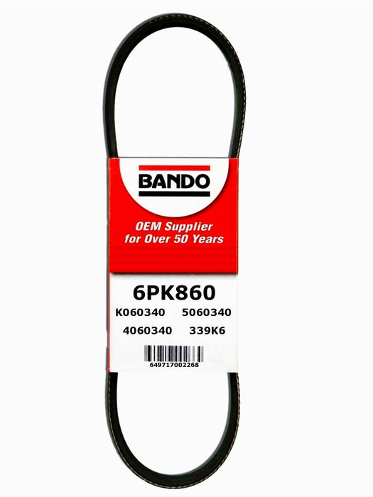 Bando 6PK860 Accessory Drive Belt - Alternator