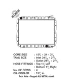 CSF 2708 Radiator