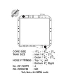 CSF 2888 Radiator