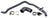 Rein CHE0682 Engine Coolant Hose - Water Pump To Pipe