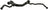Rein CHR0011 Radiator Coolant Hose - Upper