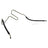 Rein PSH0106P Power Steering Pressure Line Hose Assembly - Pump To Rack