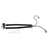 Rein PSH0121P Power Steering Pressure Line Hose Assembly - Pump To Rack