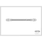 Corteco 19018113 Brake Hydraulic Hose - Front