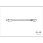 Corteco 19018506 Brake Hydraulic Hose - Front or Rear