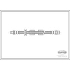 Corteco 19020479 Brake Hydraulic Hose - Front