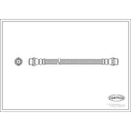 Corteco 19025895 Brake Hydraulic Hose - Rear