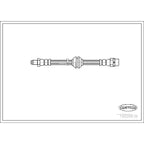 Corteco 19026636 Brake Hydraulic Hose - Front