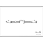 Corteco 19035819 Brake Hydraulic Hose - Front