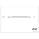 Corteco 19036498 Brake Hydraulic Hose