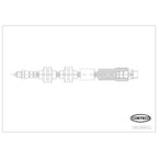 Corteco 19036602 Brake Hydraulic Hose - Front