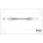 Corteco 19037266 Brake Hydraulic Hose - Rear