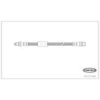 Corteco 19037286 Brake Hydraulic Hose - Rear