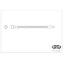 Corteco 49373681 Brake Hydraulic Hose - Front