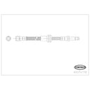 Corteco 49374178 Brake Hydraulic Hose - Front