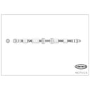 Corteco 49379128 Brake Hydraulic Hose - Front