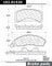 Centric 102.01520 Disc Brake Pad Set - Front