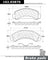 Centric 102.03870 Disc Brake Pad Set - Front