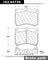 Centric 102.04730 Disc Brake Pad Set - Front