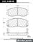 Centric 102.04840 Disc Brake Pad Set - Front
