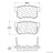 Centric 102.05370 Disc Brake Pad Set - Front or Rear
