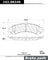 Centric 102.08340 Disc Brake Pad Set - Rear