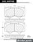 Centric 102.09760 Disc Brake Pad Set - Front