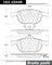 Centric 102.10440 Disc Brake Pad Set - Front