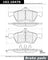 Centric 102.10470 Disc Brake Pad Set - Front