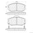 Centric 102.11250 Disc Brake Pad Set - Front