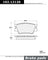 Centric 102.12120 Disc Brake Pad Set - Rear