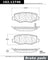 Centric 102.12740 Disc Brake Pad Set - Rear