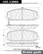 Centric 102.12860 Disc Brake Pad Set - Front
