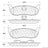 Centric 103.07110 Disc Brake Pad Set - Rear