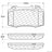 Centric 103.08470 Disc Brake Pad Set - Front or Rear