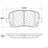 Centric 103.09230 Disc Brake Pad Set - Front